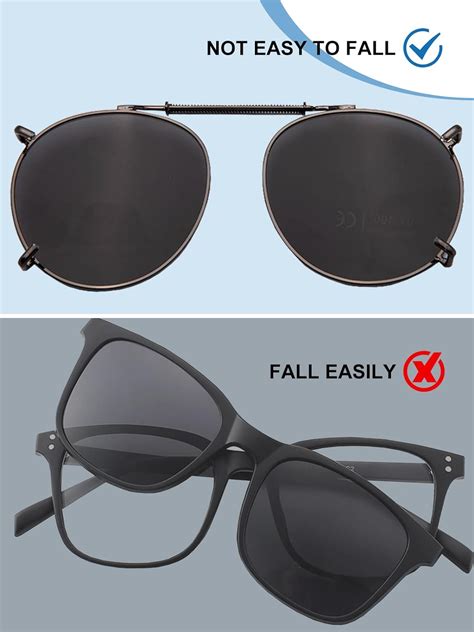 polarised sunglasses round|round polarized clip on sunglasses.